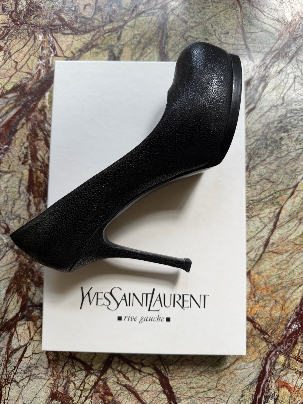 YSL Tribtoo Rive Gauche Pumps